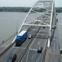 Road monitoring on a bridge