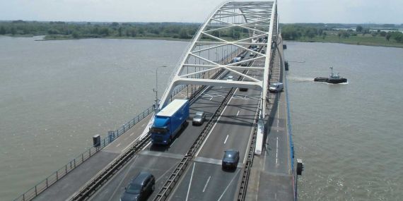 Road monitoring on a bridge